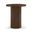 Belinda Oak Veneer and Solid Wood Bar Height Table In Brown
