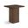 Belinda Oak Veneer and Solid Wood Counter Height Table In Brown