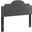 Belinda Performance Velvet Twin Headboard In Charcoal