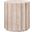 Bella Antique Roma End Table In White Wash Pine