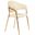 Bella Modern Dining Chair Set of 2 In Off White