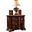 Bella Night Stand In Dark Walnut