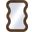 Bellagio Oak Veneer Mirror In Brown