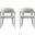 Belle Dining Chair Set of 2 In Oatmeal