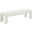 Bellisima Channel Tufted Bench In Ivory