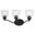 Bellwood 21.5 Inch 3 Light Vanity In Matte Black