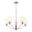 Bellwood 24.5 Inch 5 Light Chandelier In Satin Nickel