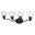 Bellwood 28 Inch 4 Light Vanity In Matte Black