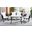 Belmi 4Pc Rope Living Set in Black and Beige