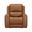 Belmont Zero Gravity Power Recliner with Headrest and Foodrest In Lyric Caramel