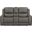 Belmont Zero Gravity Power Reclining Tilt Console Loveseat with Headrest and Footrest In Autumn Fog