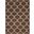 Beltara Chain Link Transitional Trellis 5X8 Area Rug In Dark Tan and Beige