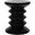 Benaya Concrete Accent Stool in Black