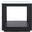Benecarlo Glass Top Accent Table In Clear and Black