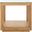 Benecarlo Glass Top Accent Table In Clear and Natural