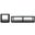 Benecarlo Glass Top Occasional Table Set In Clear and Black