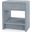 Benjamin Linen 1-Drawer Side Table In Winter Gray