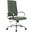 Benmar High Back Leather Office Chair In Green