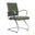 Benmar Home Leather Guest Office Chair In Green