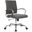 Benmar Leather Office Chair In Charcoal