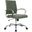 Benmar Leather Office Chair In Green