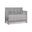 Bennett 4 In 1 Convertible Crib In Rustic Gray