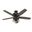 Bennett 52 Inch Ceiling Fan with LED Light Kit and Handheld Remote In Matte Black and Greyed Walnut