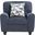 Bennett Accent Chair In Blue
