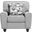Bennett Accent Chair In Gray