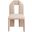 Bennett Boucle Fabric Dining Chair Set of 2 In Beige