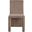 Benson Microsuede Corduroy Fabric Dining Chair Set of 2 In Brown