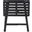 Benton Dark Slate Grey Balcony Table
