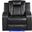 Benz Led and Power Reclining Chair Made With Faux Leather In Black