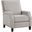 Berenson Push Back Reclining Chair In Beige