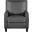 Berenson Push Back Reclining Chair In Gray