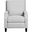Berenson Push Back Reclining Chair In Gray