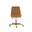 Berget Office Chair In Gold Sky