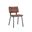 Berkley Dining Chair Set of 2 In Bravo Cognac