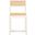 Bernice White and Natural Cane Dining Chair