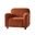Bernie Boucle Upholstered Armchair In Rooibos
