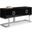 Beth Sideboard/Buffet In Black and Chrome
