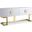 Beth Sideboard/Buffet In White and Gold