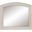 Bethel Wire Brushed White Mirror