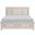 Bethel Wire Brushed White Queen Storage Sleigh Platform Bed