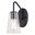Beverly 1 Light Wall Light In Matte Black