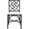 Bhumi Accent Chair with Cushion Set of 2 in Black and White