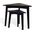 Bijou Triangular Nesting Table In Black