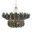 Bilal Chandelier In Eucalyptus Stain