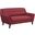 Binetti Loveseat In Brick Red