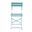 Bistro Folding Outdoor Chair Set of 2 In Teal